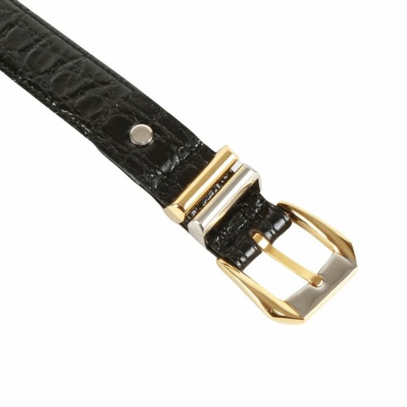 Authentic Gianni Versace Medusa Croc embossed leather belt - Picture 10 of 10